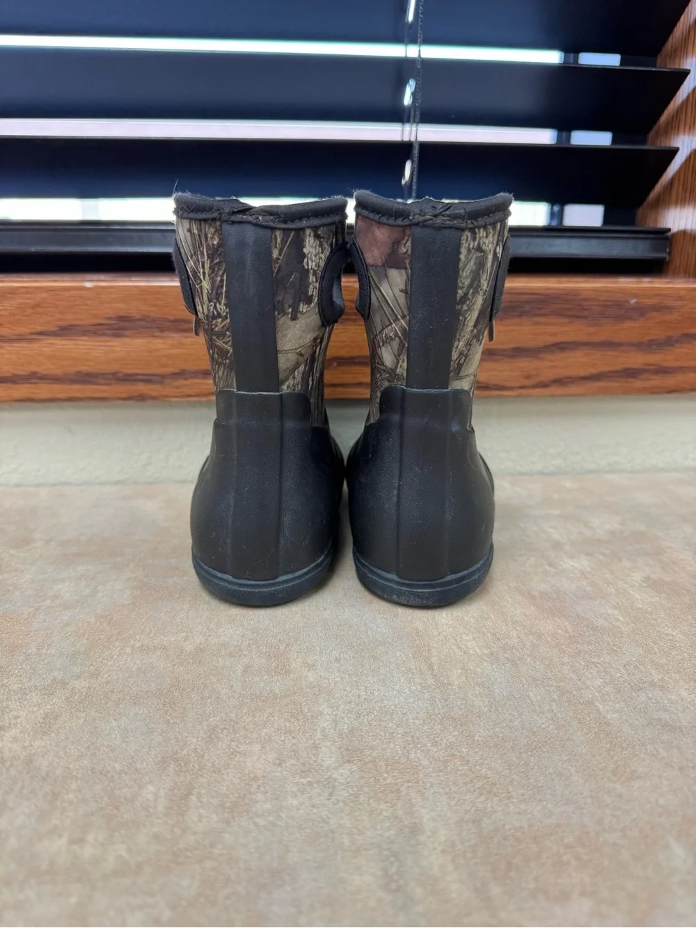 Bogs Kids Brown and Black Camo Rain & Snow Boots Toddler boy 5